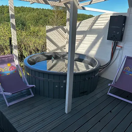 Kolorowy Balia Z Hydromasazem W Tarasie Na Wylacznosc Casa vacanze *